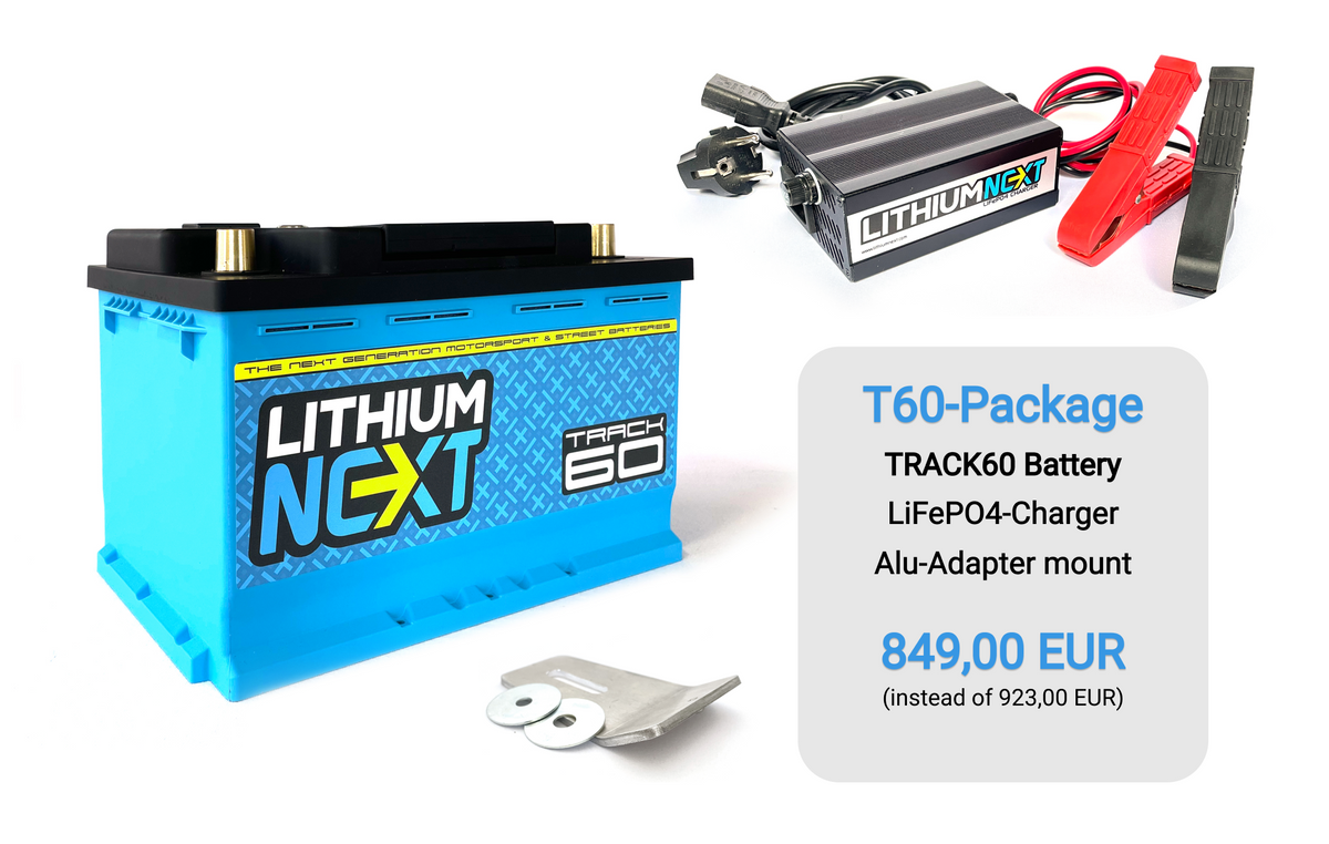Batterie de démarrage LithiumNEXT RACE60 Pbeq 60 Ah » Burkhart Engineering